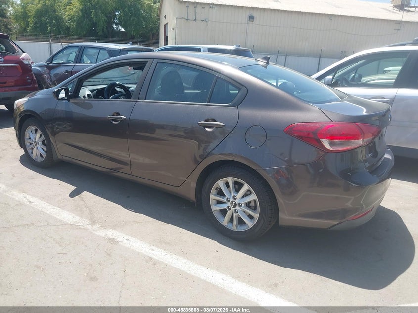 2017 Kia Forte VIN 3KPFL4A75HE009008 IAAI salvage auction — NORMAL WEAR, Clear - Dealer Only (California), sold $625 on 2026-08-20 (photo 3)