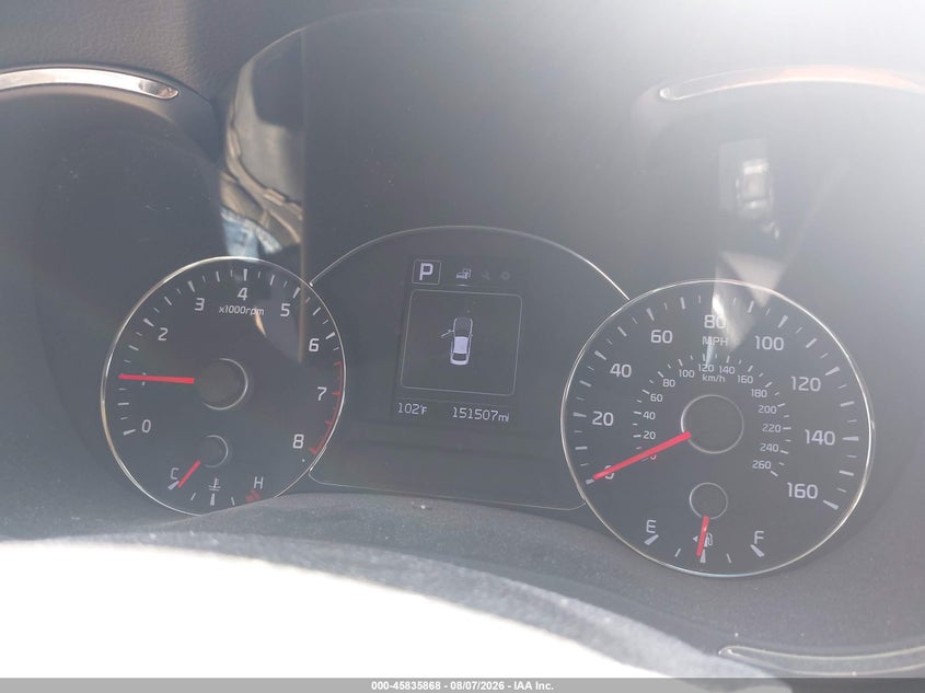 2017 Kia Forte VIN 3KPFL4A75HE009008 IAAI salvage auction — NORMAL WEAR, Clear - Dealer Only (California), sold $625 on 2026-08-20 (photo 7)