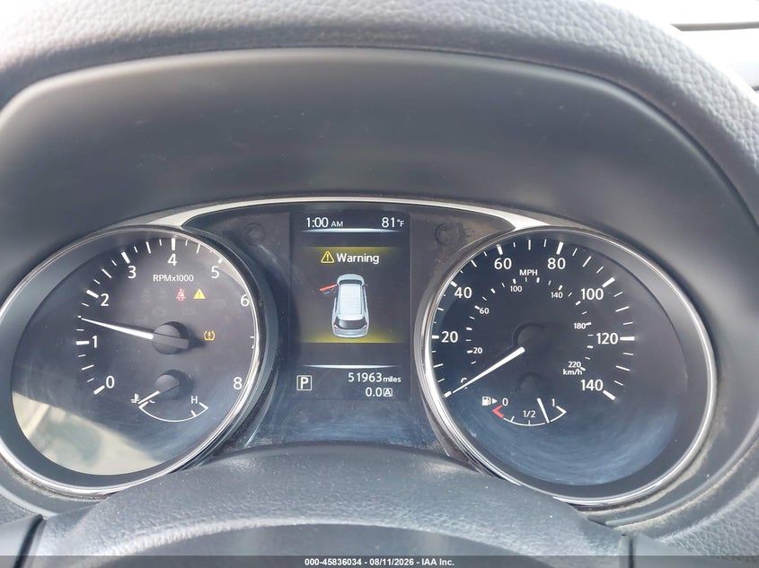 2016 Nissan Rogue VIN KNMAT2MV4GP632174 IAAI salvage auction — FRONT END, Bill Of Sale (Washington), sold $2,050 on 2026-08-21 (photo 7)