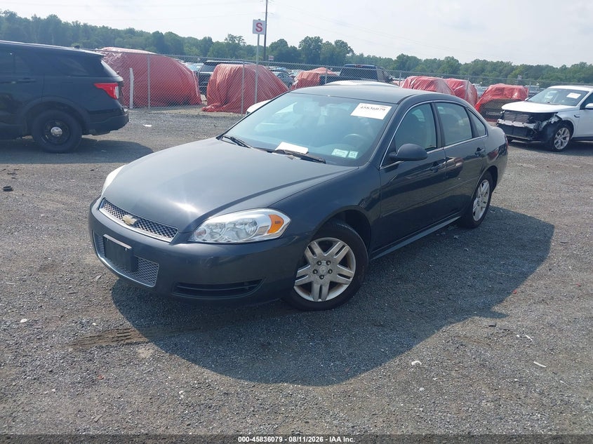 2016 Chevrolet Impala VIN 2G1WB5E33G1132956 IAAI salvage auction — NORMAL WEAR, Salvage Title, sold $525 on 2026-08-23 (photo 2)