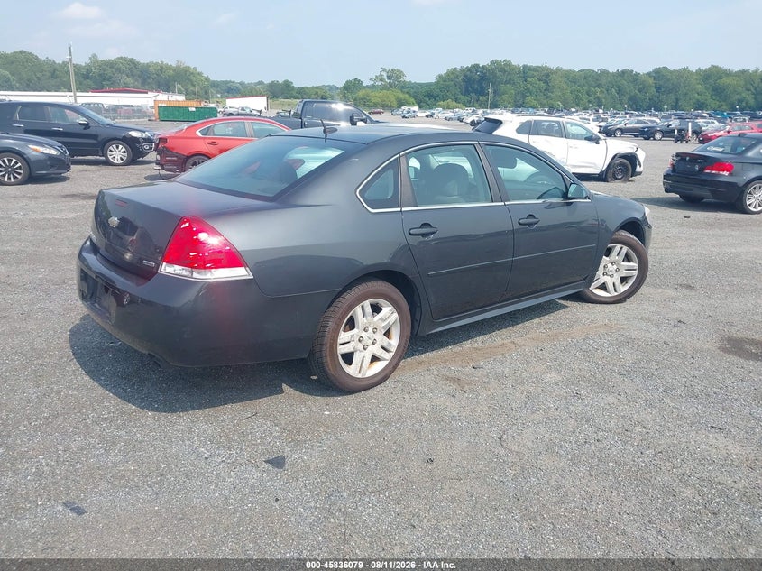 2016 Chevrolet Impala VIN 2G1WB5E33G1132956 IAAI salvage auction — NORMAL WEAR, Salvage Title, sold $525 on 2026-08-23 (photo 4)