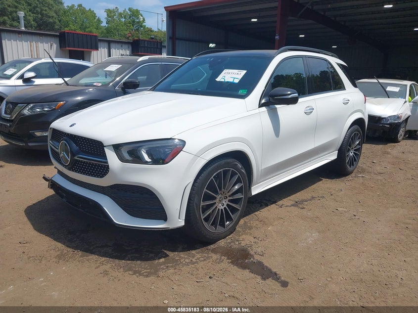 2020 Mercedes-benz Gle VIN 4JGFB4KB6LA215046 IAAI salvage auction — RIGHT FRONT, Wait Title, sold $18,000 on 2026-08-28 (photo 2)