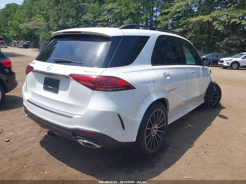 2020 Mercedes-benz Gle VIN 4JGFB4KB6LA215046 IAAI salvage auction — RIGHT FRONT, Wait Title, sold $18,000 on 2026-08-28 (photo 4)