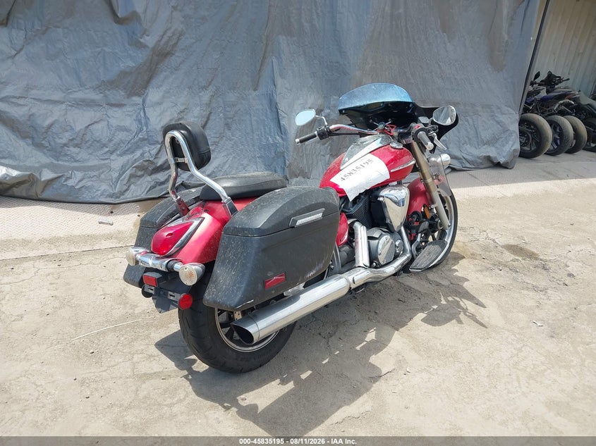 2010 Yamaha Xvs950 VIN JYAVN01Y1AA001077 IAAI salvage auction — RIGHT SIDE, Salvage (California), sold $900 on 2026-09-30 (photo 4)