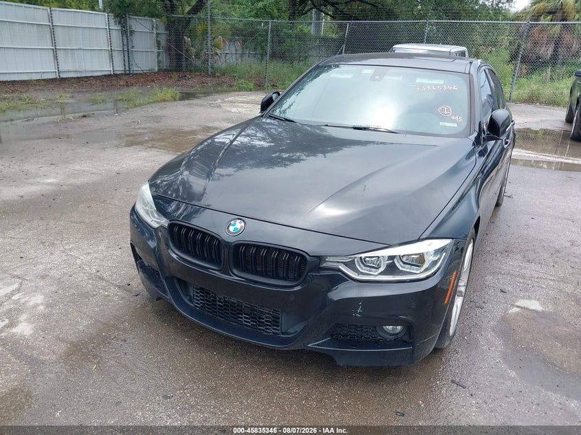 2016 BMW 3er VIN WBA8E9G54GNT46007 IAAI salvage auction — ELECTRICAL, Salvage Title, sold $1,150 on 2026-08-21 (photo 6)
