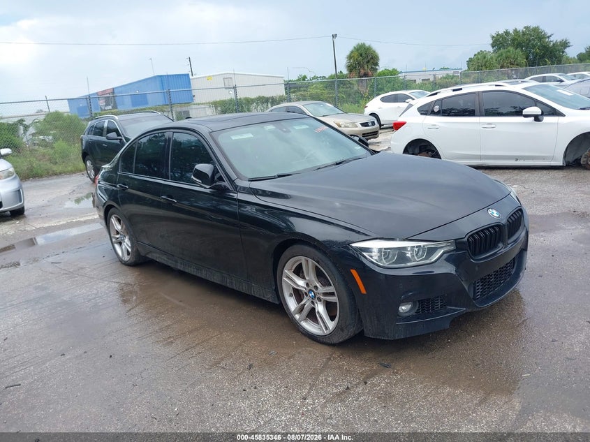 2016 BMW 3er VIN WBA8E9G54GNT46007 IAAI salvage auction — ELECTRICAL, Salvage Title, sold $1,150 on 2026-08-21 (photo 1)