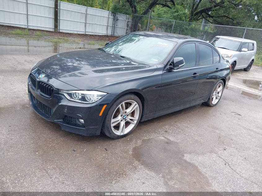 2016 BMW 3er VIN WBA8E9G54GNT46007 IAAI salvage auction — ELECTRICAL, Salvage Title, sold $1,150 on 2026-08-21 (photo 2)