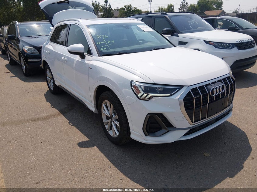 2025 Audi Q3 VIN WA1DECF33S1016223 — IAAI salvage auction photo