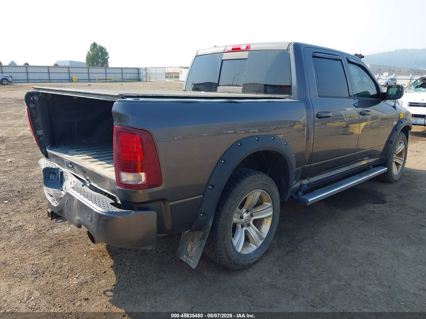 2014 Ram 1500 VIN 1C6RR7MT1ES333594 IAAI salvage auction — REAR END, Bill Of Sale (Washington), sold $1,700 on 2026-08-21 (photo 4)