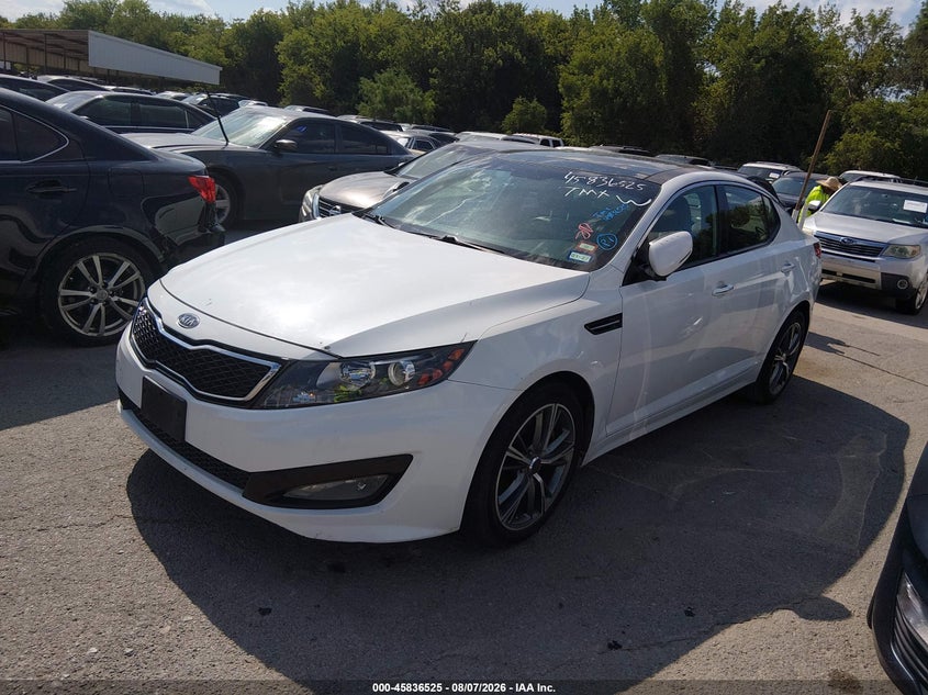 2012 Kia Optima VIN 5XXGR4A68CG013600 IAAI salvage auction — NORMAL WEAR, Original (Texas), sold $1,700 on 2026-08-31 (photo 2)