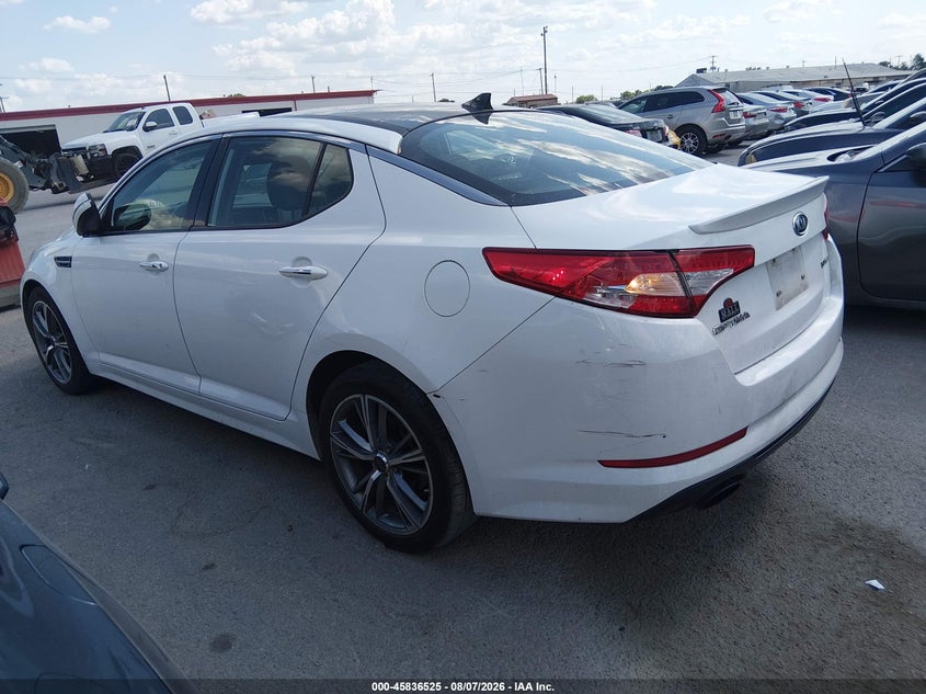 2012 Kia Optima VIN 5XXGR4A68CG013600 IAAI salvage auction — NORMAL WEAR, Original (Texas), sold $1,700 on 2026-08-31 (photo 3)