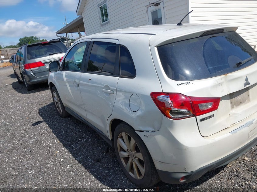 2014 Mitsubishi Outlander VIN 4A4AP3AU3EE032737 IAAI salvage auction — NORMAL WEAR, Repossession Paperwork (South Carolina), sold $450 on 2026-09-07 (photo 3)