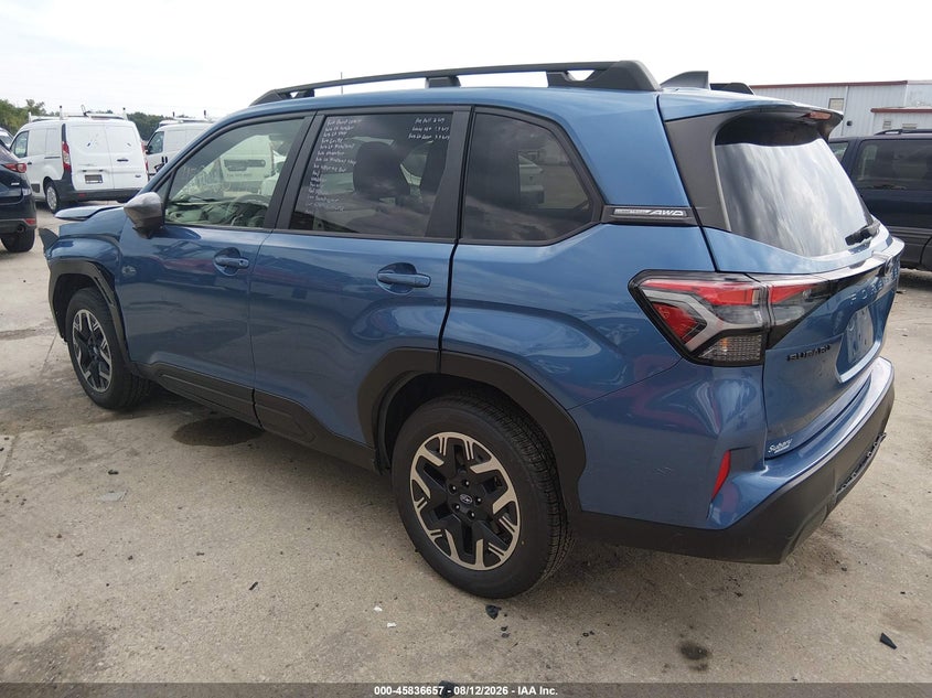 2025 Subaru Forester VIN JF2SLDDC7SH434093 IAAI salvage auction — FRONT END, Clear (Illinois), sold $8,100 on 2026-08-25 (photo 3)