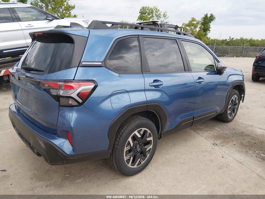 2025 Subaru Forester VIN JF2SLDDC7SH434093 IAAI salvage auction — FRONT END, Clear (Illinois), sold $8,100 on 2026-08-25 (photo 4)