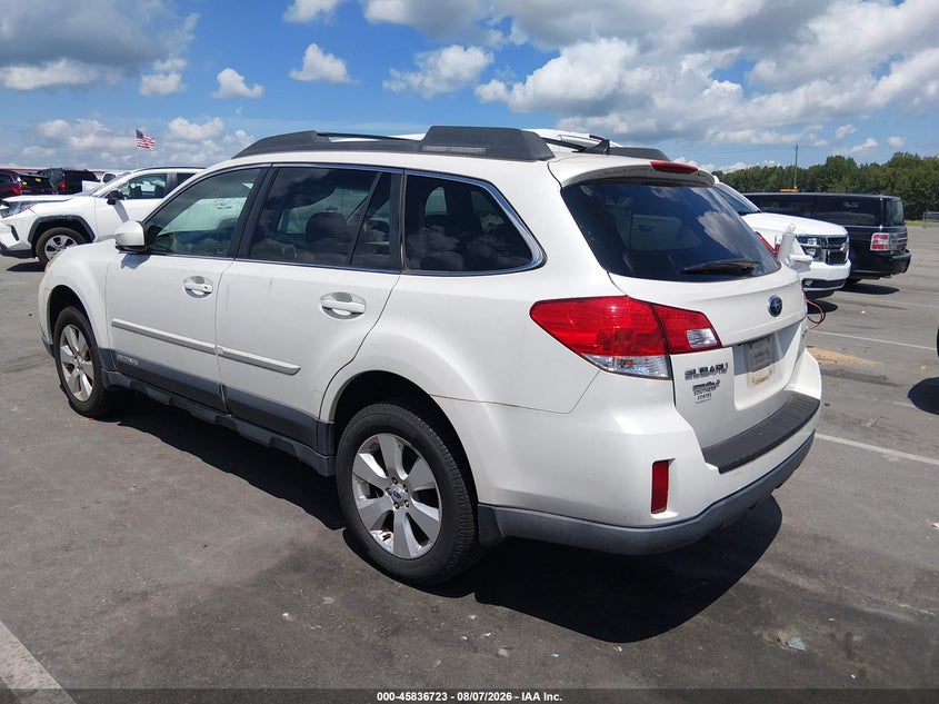 2012 Subaru Outback VIN 4S4BRCKC0C3296885 IAAI salvage auction — NORMAL WEAR, Clear (North Carolina), sold $1,125 on 2026-09-02 (photo 3)
