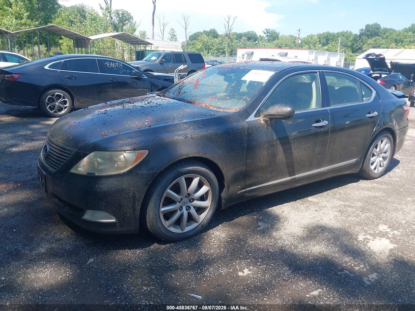 2008 Lexus Ls 460 VIN JTHBL46F885077845 IAAI salvage auction — NORMAL WEAR, Clear (Maryland), sold $1,325 on 2026-09-06 (photo 2)