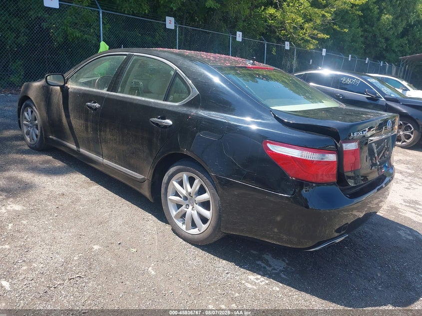 2008 Lexus Ls 460 VIN JTHBL46F885077845 IAAI salvage auction — NORMAL WEAR, Clear (Maryland), sold $1,325 on 2026-09-06 (photo 3)