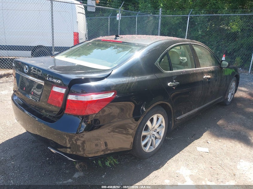 2008 Lexus Ls 460 VIN JTHBL46F885077845 IAAI salvage auction — NORMAL WEAR, Clear (Maryland), sold $1,325 on 2026-09-06 (photo 4)