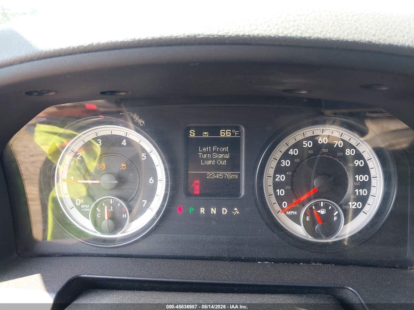 2014 Ram 1500 VIN 1C6RR7KTXES161987 IAAI salvage auction — LEFT REAR, Salvage Title, sold $900 on 2026-08-22 (photo 7)