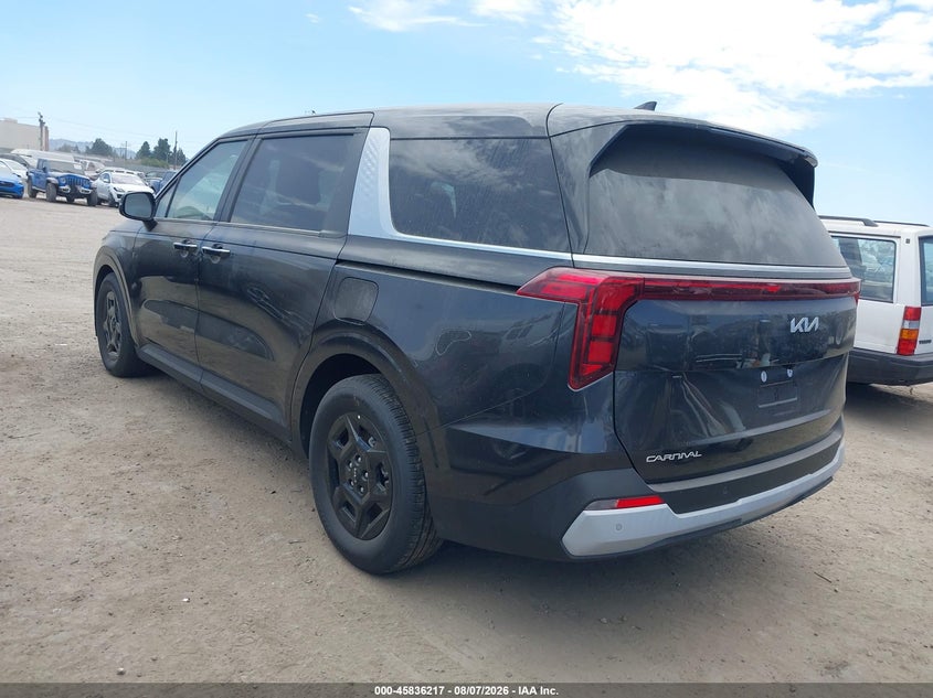 2026 Kia Carnival VIN KNDNB5K37T6599193 IAAI salvage auction — RIGHT FRONT, Salvage Title, sold $10,025 on 2026-08-26 (photo 3)