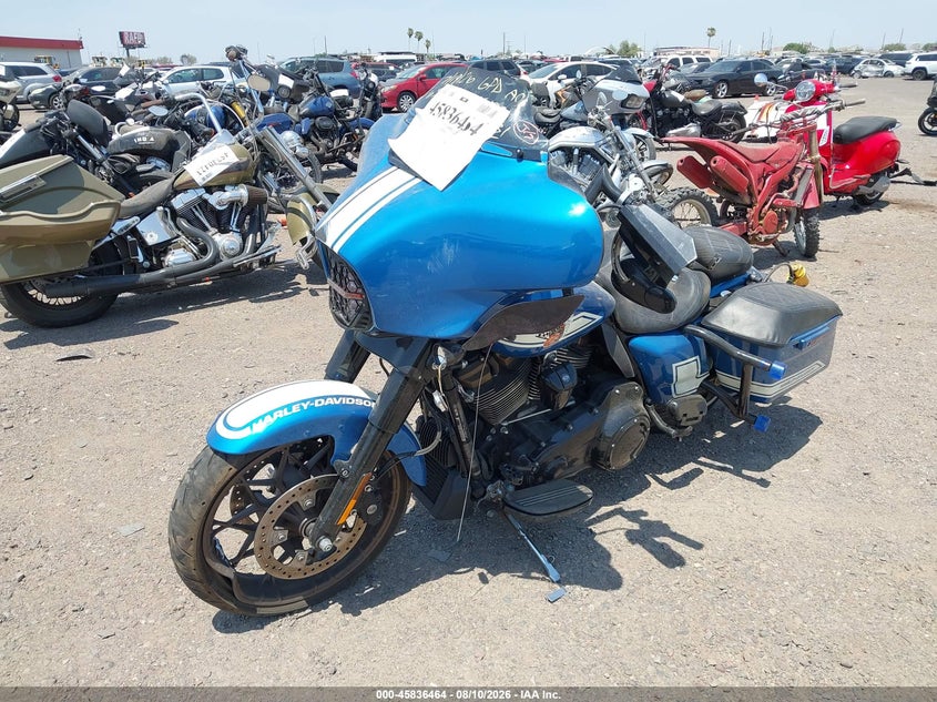 2023 Harley-davidson Street glide VIN 1HD1ABL14PB651503 IAAI salvage auction — RIGHT FRONT, Wait Title, sold $8,500 on 2026-09-01 (photo 2)