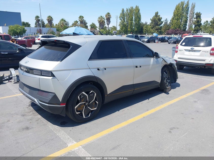 2023 Hyundai Ioniq 5 VIN KM8KN4AE7PU144364 IAAI salvage auction — RIGHT SIDE, Salvage Title, sold $10,000 on 2026-08-31 (photo 4)