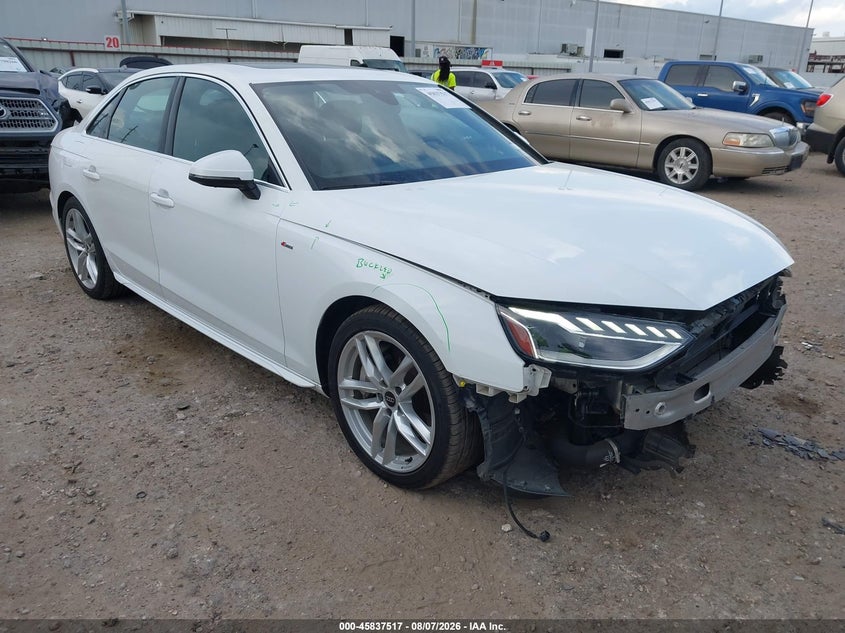 2024 Audi A4 VIN WAUEAAF4XRN008994 — IAAI salvage auction photo