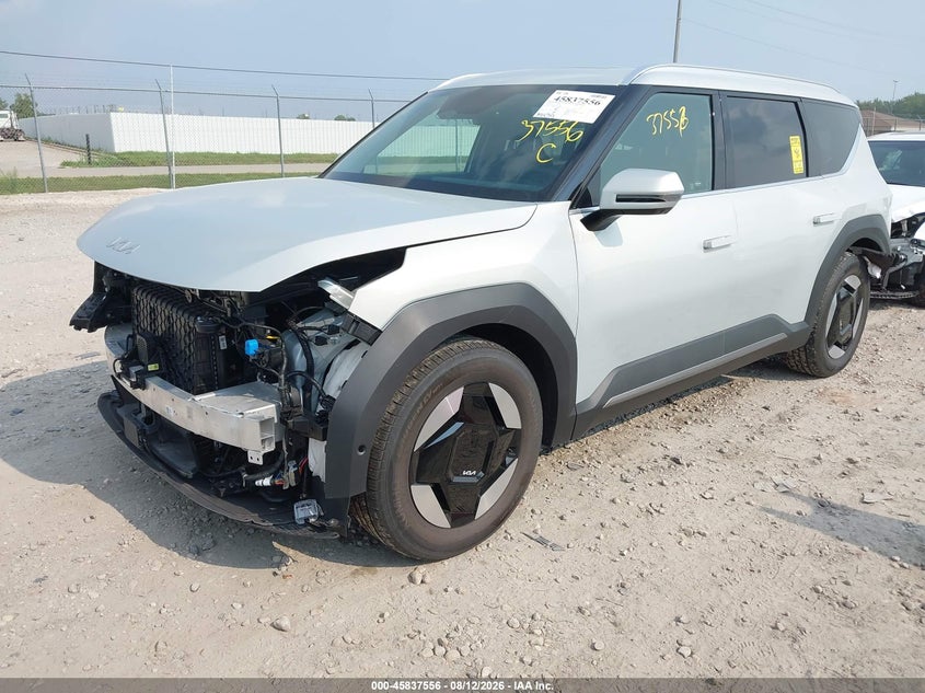 2026 Kia Ev9 VIN 5XYAFFS57TG017939 IAAI salvage auction — ALL OVER, Salvage Title, sold $13,200 on 2026-09-03 (photo 2)