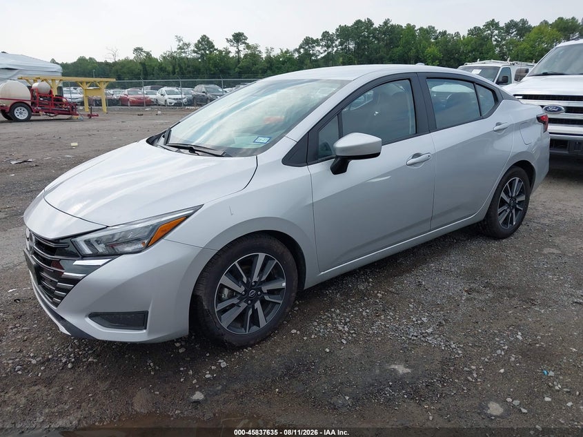2025 Nissan Versa VIN 3N1CN8EV0SL855825 IAAI salvage auction — SIDE, Enterprise Vehicles Clear Only (Texas), sold $12,150 on 2026-08-14 (photo 2)