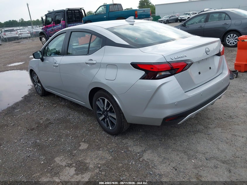 2025 Nissan Versa VIN 3N1CN8EV0SL855825 IAAI salvage auction — SIDE, Enterprise Vehicles Clear Only (Texas), sold $12,150 on 2026-08-14 (photo 3)