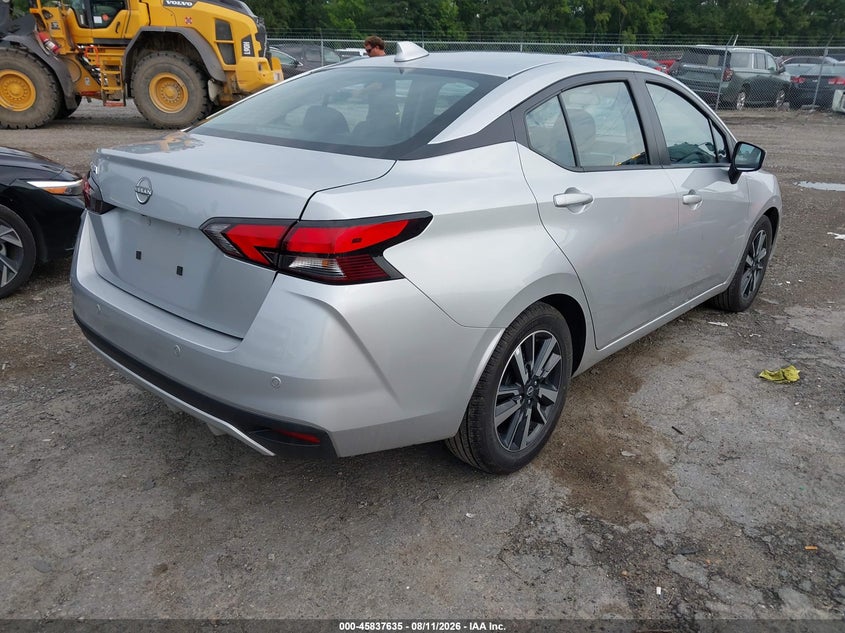 2025 Nissan Versa VIN 3N1CN8EV0SL855825 IAAI salvage auction — SIDE, Enterprise Vehicles Clear Only (Texas), sold $12,150 on 2026-08-14 (photo 4)