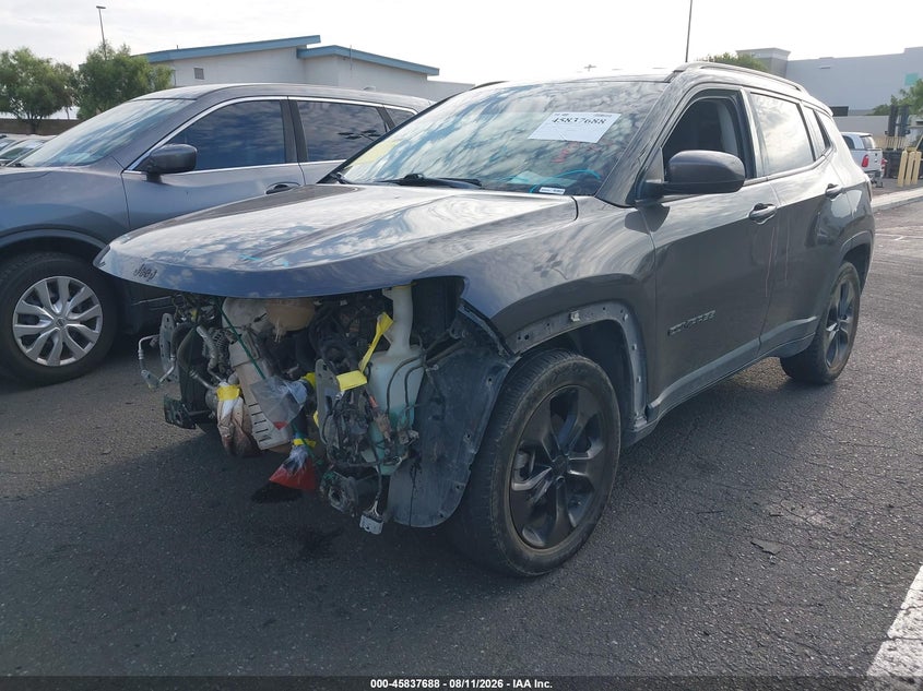 2020 Jeep Compass VIN 3C4NJCBB6LT257545 IAAI salvage auction — RIGHT FRONT, Wait Title, sold $1,950 on 2026-09-18 (photo 2)