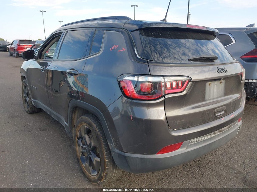 2020 Jeep Compass VIN 3C4NJCBB6LT257545 IAAI salvage auction — RIGHT FRONT, Wait Title, sold $1,950 on 2026-09-18 (photo 3)