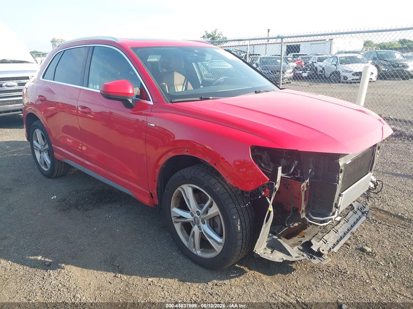 2020 Audi Q3 VIN WA1EECF31L1007915 — IAAI salvage auction photo