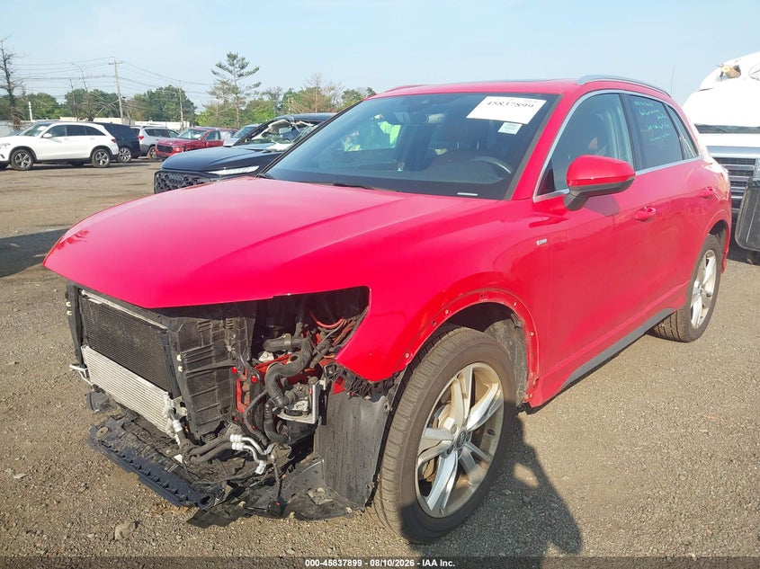 2020 Audi Q3 VIN WA1EECF31L1007915 IAAI salvage auction — FRONT END, Salvage (New Jersey), sold $8,000 on 2026-09-09 (photo 6)