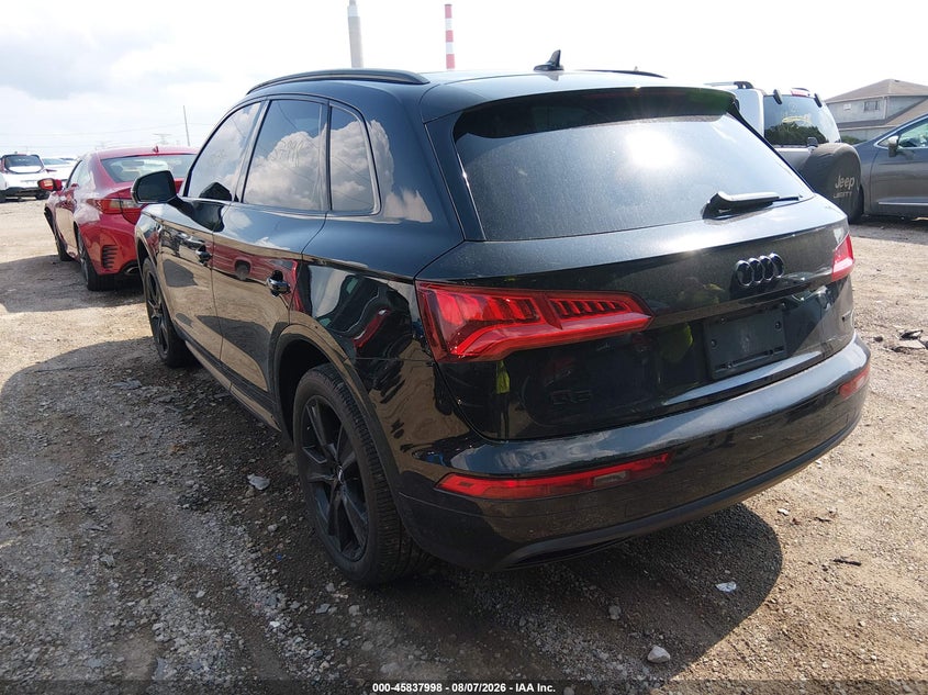 2019 Audi Q5 VIN WA1BNAFY3K2035291 IAAI salvage auction — NORMAL WEAR, Wait Title, sold $7,950 on 2026-09-02 (photo 3)