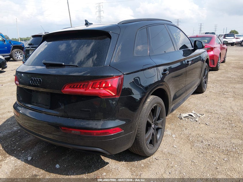 2019 Audi Q5 VIN WA1BNAFY3K2035291 IAAI salvage auction — NORMAL WEAR, Wait Title, sold $7,950 on 2026-09-02 (photo 4)