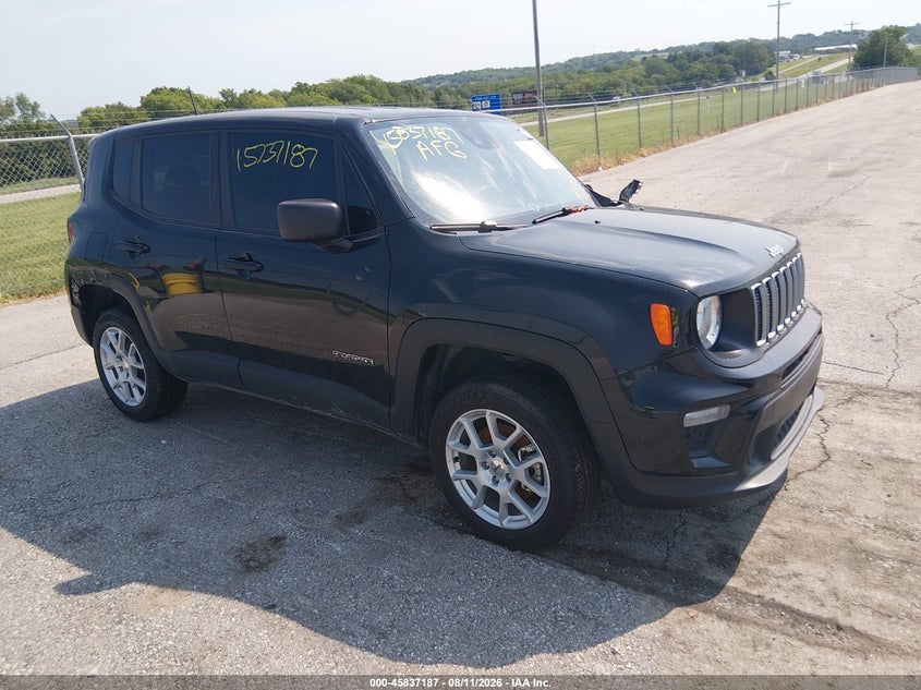 2023 Jeep Renegade VIN ZACNJDB12PPP28503 IAAI salvage auction — LEFT SIDE, Clear (Colorado), sold $1,300 on 2026-08-20 (photo 1)