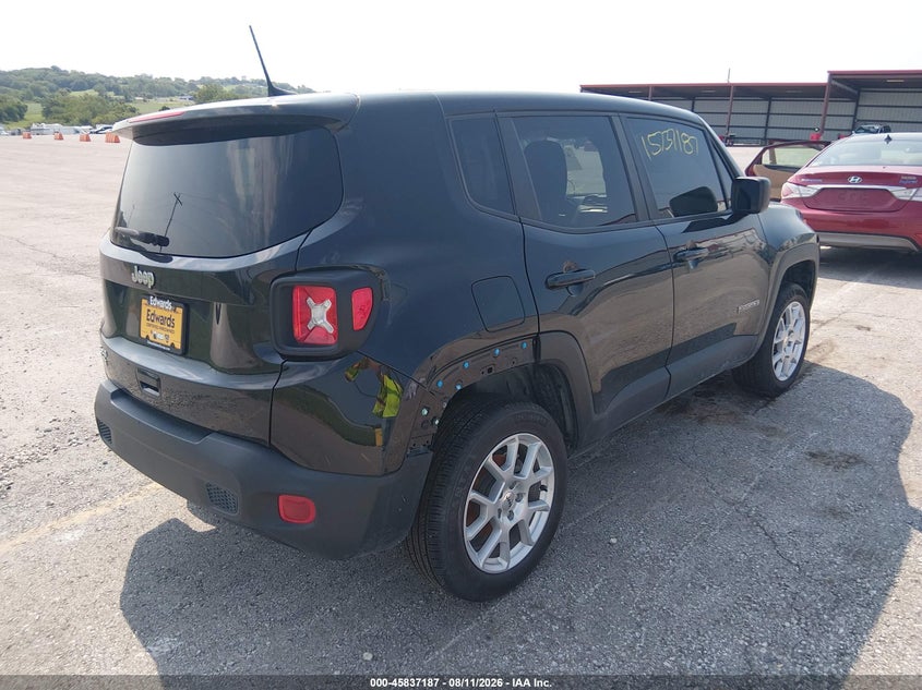 2023 Jeep Renegade VIN ZACNJDB12PPP28503 IAAI salvage auction — LEFT SIDE, Clear (Colorado), sold $1,300 on 2026-08-20 (photo 4)