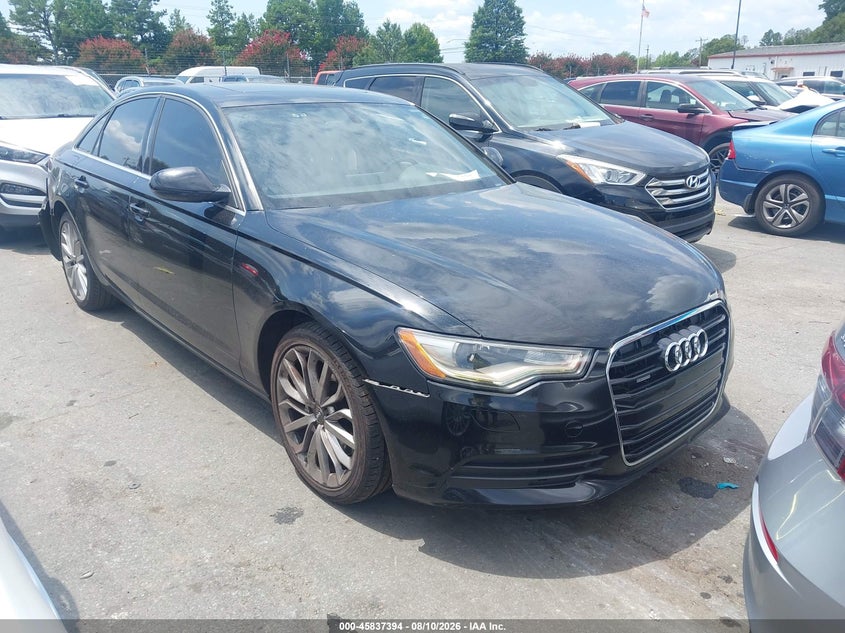 2014 Audi A6 VIN WAUFFAFC1EN052664 IAAI salvage auction — NORMAL WEAR, Clear (South Carolina), sold $1,100 on 2026-09-10 (photo 1)