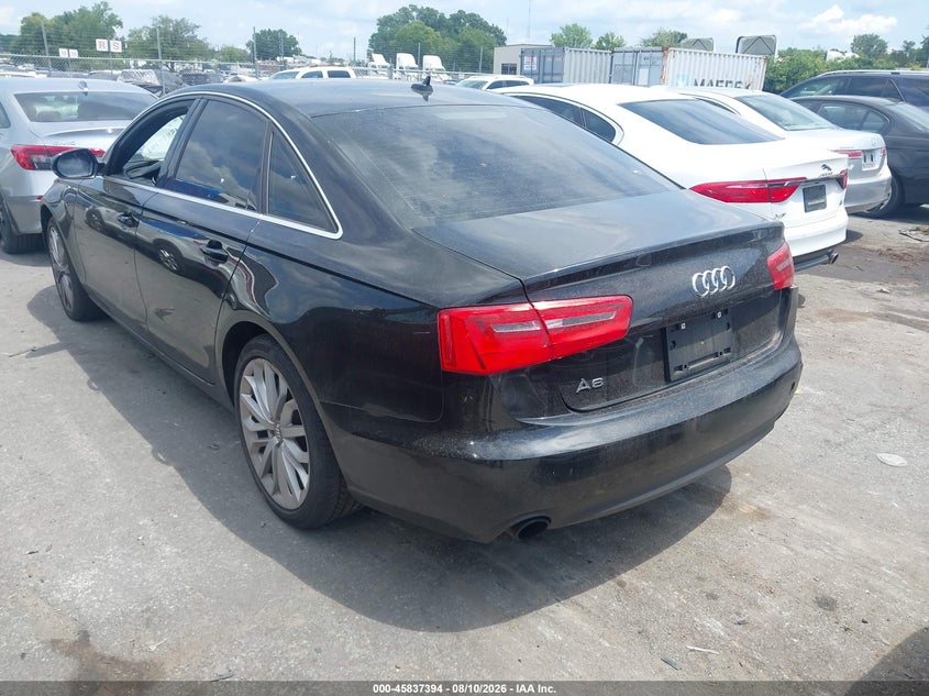 2014 Audi A6 VIN WAUFFAFC1EN052664 IAAI salvage auction — NORMAL WEAR, Clear (South Carolina), sold $1,100 on 2026-09-10 (photo 3)