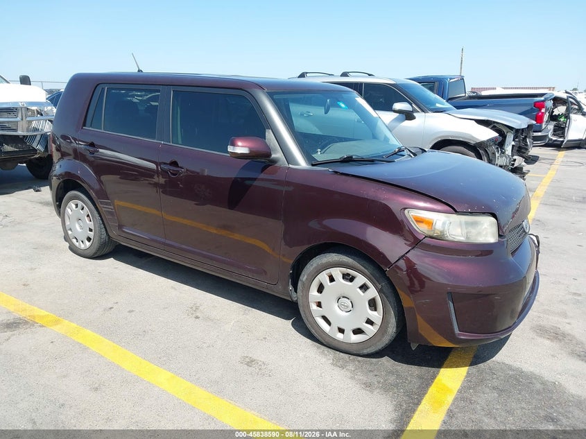 2010 Scion Xb VIN JTLZE4FE6A1100543 IAAI salvage auction — LEFT FRONT, Salvage (Texas), sold $700 on 2026-08-29 (photo 1)