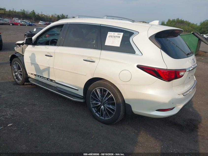 2017 Infiniti Qx60 VIN 5N1DL0MM1HC505394 IAAI salvage auction — FRONT END, Salvage Title, sold $2,700 on 2026-09-01 (photo 3)