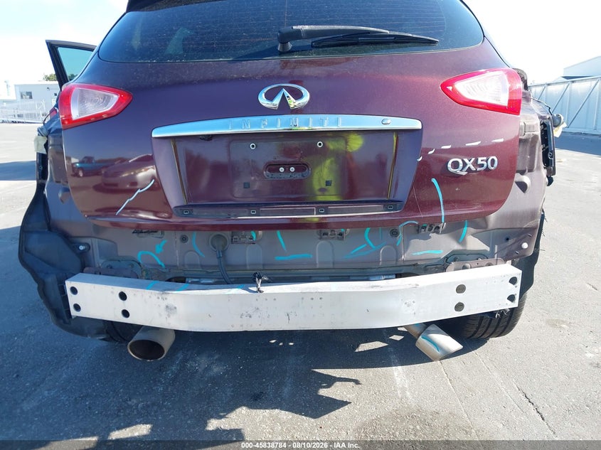 2016 Infiniti Qx50 VIN JN1BJ0RP8GM231322 IAAI salvage auction — REAR END, Rebuildable (Florida), sold $1,500 on 2026-08-20 (photo 6)