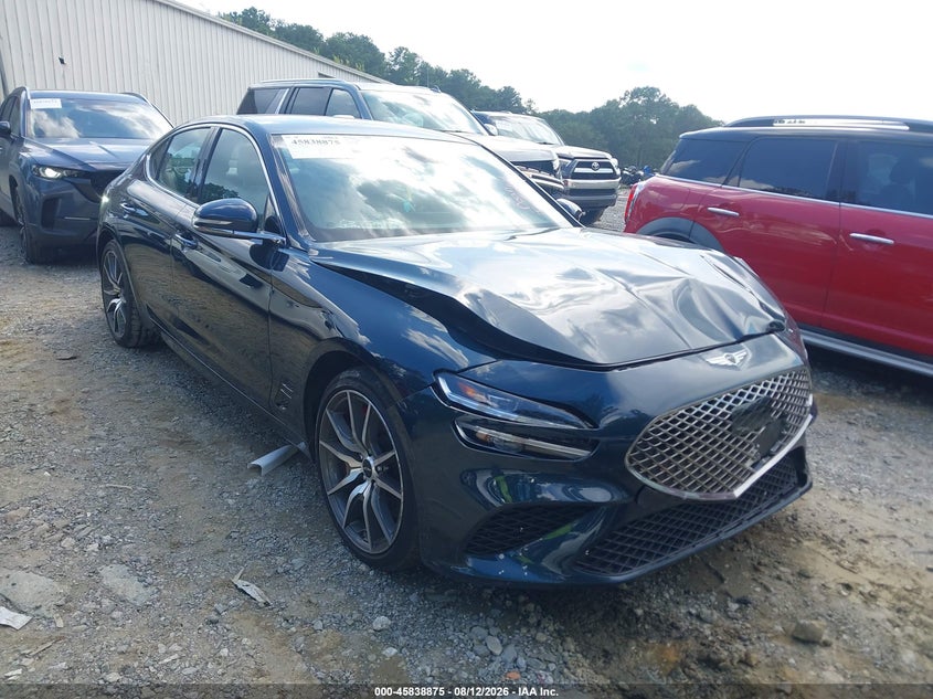 2025 Genesis G70 VIN KMTG34SC7SU155887 — IAAI salvage auction photo
