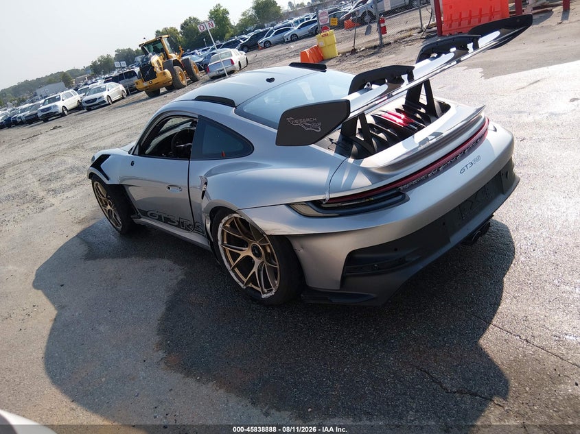 2025 Porsche 911 VIN WP0AF2A94SS279794 IAAI salvage auction — SIDE, Salvage (North Carolina), sold $223,500 on 2026-08-24 (photo 3)