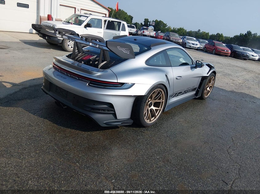 2025 Porsche 911 VIN WP0AF2A94SS279794 IAAI salvage auction — SIDE, Salvage (North Carolina), sold $223,500 on 2026-08-24 (photo 4)