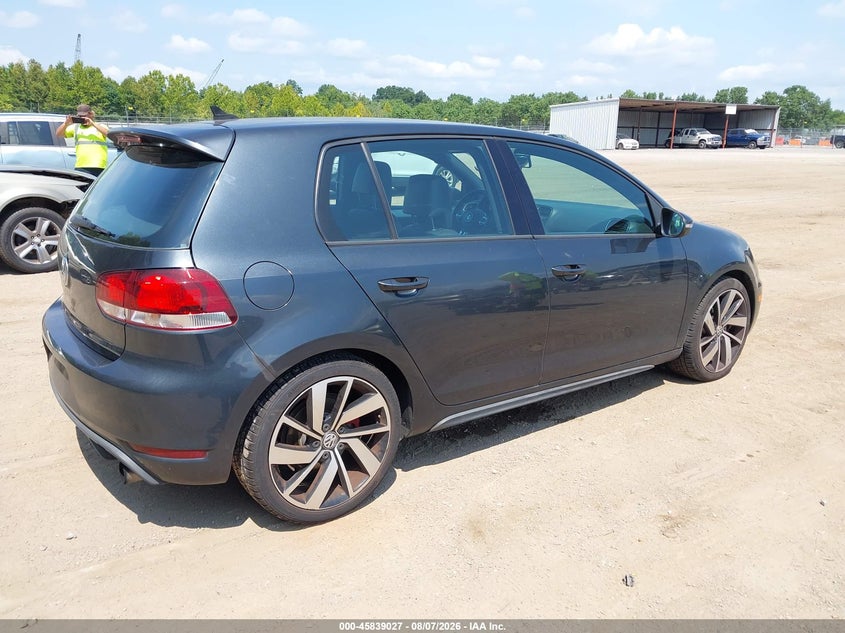 2012 Volkswagen Gti VIN WVWHD7AJ5CW024321 IAAI salvage auction — NORMAL WEAR, Clear (Tennessee), sold $1,725 on 2026-08-12 (photo 4)