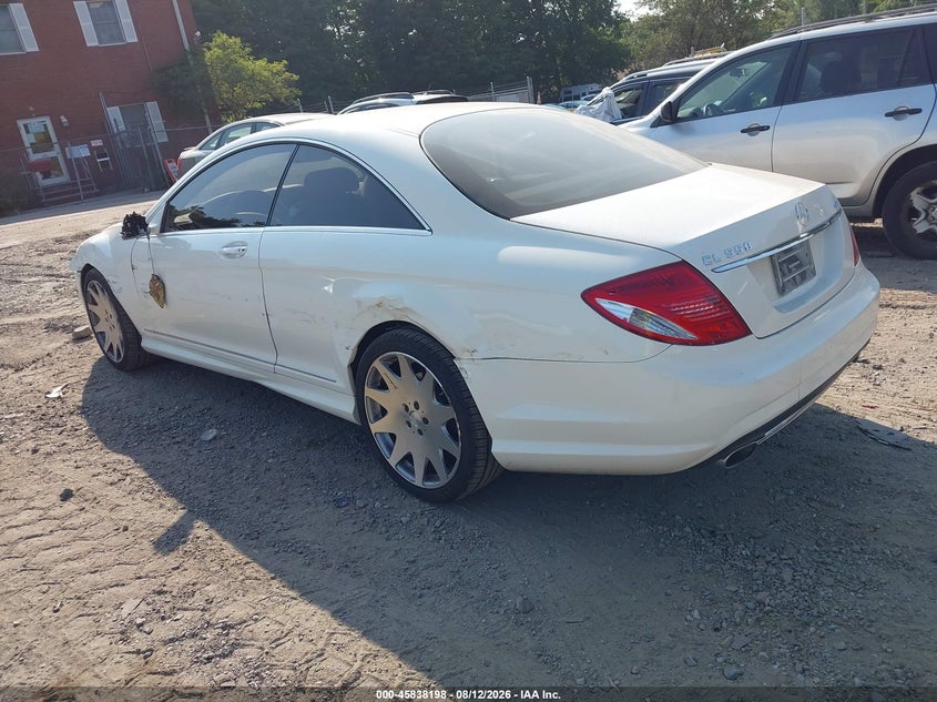 2010 Mercedes-benz Cl-class VIN WDDEJ8GB8AA024976 IAAI salvage auction — LEFT SIDE, Clear (Massachusetts), sold $2,750 on 2026-08-18 (photo 3)