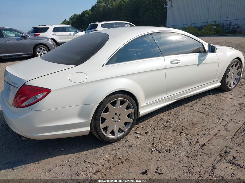 2010 Mercedes-benz Cl-class VIN WDDEJ8GB8AA024976 IAAI salvage auction — LEFT SIDE, Clear (Massachusetts), sold $2,750 on 2026-08-18 (photo 4)
